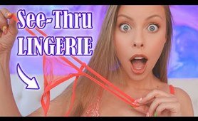 LONG LOST SEE-THRU MESH & LACE LINGERIE - TRY ON HAUL!! [4K]