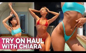 From Rome To Greece: Sizzling Chiara's cute Bikini Try On Haul video