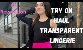 4K] Try On Haul ❤️ 2 IN 1 ♥️ Transparent product | Try on See-through♥️ |Anna Phoenix