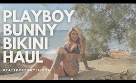 Playboy bunny bikini try on haul