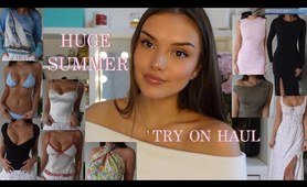 huge SUMMER TRY ON HAUL *clothes, bikinis, sweety etc* | India Grace