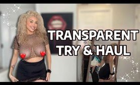 4K Try-On Haul: Transparent Dresses & Mirror Reflections