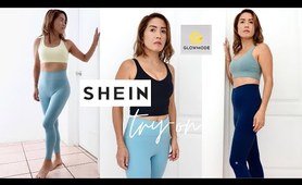 SHEIN Glowmode Activewear Haul 2022 | Glowmode yoga pants Try-On #collaboration