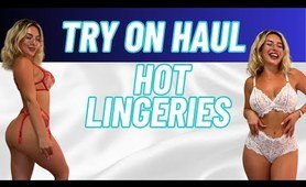 Hot Lingerie Try-On Haul | Lace, Wired Bras in White, Turquoise, and Red | Kristine Maia