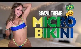 Bunny Blair | Brazilian Micro Bikinis | Try On Haul, 4K