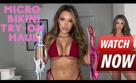 Micro-bikini try on haul