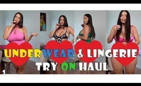 Underwear and Lingerie latina Try on Haul!