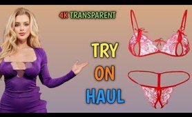 See-Through Try On Haul | Transparent Lingerie and items | Try-On Haul At The Mall