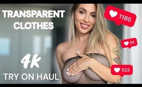 [4K] Transparent try on Haul Lingerie with Aisu