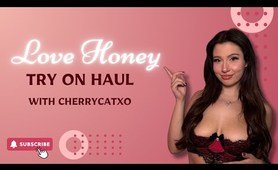 LOVE HONEY LINGERIE TRY ON HAUL *SEXY* *SHEER* ❤️‍