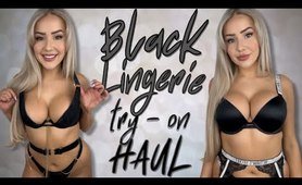 ebony LINGERIE TRY ON HAUL || Bonnie Brown