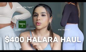 400$ HALARA HAUL || try-on & review, worth the $$ ??