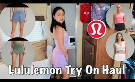 Lululemon Try On Haul | Lululemon Breezethrough sports looks like it got pulled out of the Shelf?