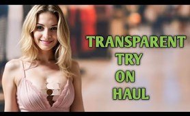 See-Through Try On Haul | Transparent Lingerie and garment | Try-On Haul At The Home |Anna Phoenix