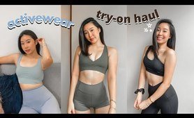 Shopee Activewear Haul & Try on | Moving Peach