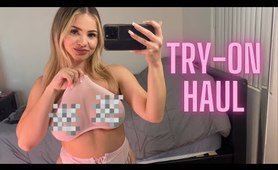 4K Transparent Lingerie Try-On Haul & video review