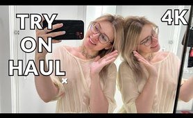 [4K] Transparent Try On Haul | See-Through Get Ready With Me (2024)