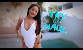 4K BIKINI TRY ON HAUL With Danie Jane