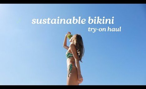 SUSTAINABLE Bikini try-on haul