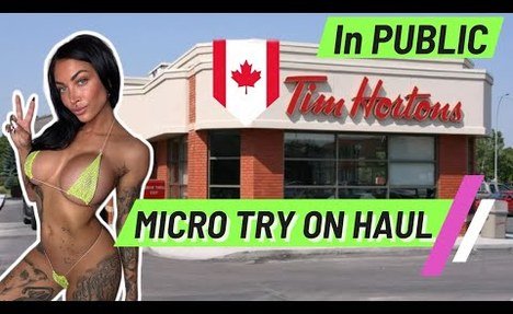 Micro Bikini TRY ON HAUL | PUBLIC