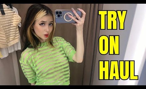 See-Through Try On Haul | Transparent Lingerie and clothes | Try-On Haul At The Mall