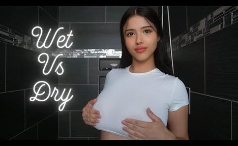 [4K] Wet vs Dry | Transparent Try On Haul