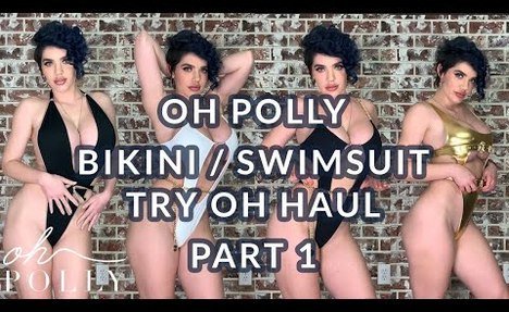 OH POLLY BIKINI / SWIMSUIT TRY ON HAUL! (PART 1 OF 3) | LIZBETH EDEN