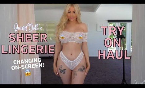 New SHEER Lingerie Try On Haul!