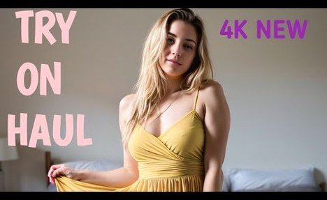 [4K] Transparent Try On Haul | Get Ready With Me (2024) | Transparent Clothing Try On │ See Through