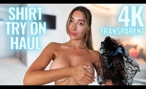 4K Transparent ebony Dress Try on Haul | Get ready with MsBella (2024)