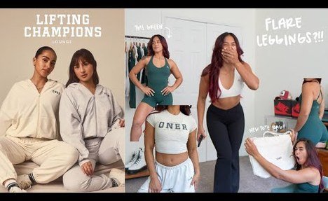 ONER ACTIVE Lifting Champions Try On Haul. NEW FLARE tights ?!!