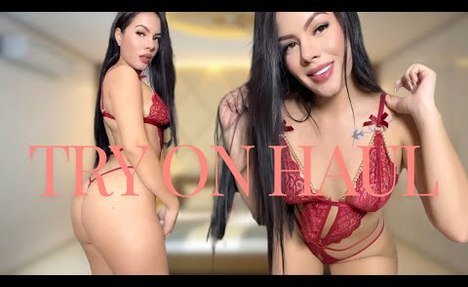 WATCH IT ALONE! ME TRYING SHEER LINGERIE - Try on Haul with Liss Grey