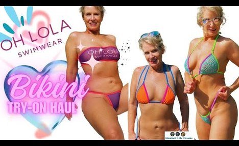 OH LoLa Swimwear Bikini Try-On Haul Poolside by Lexi Kane