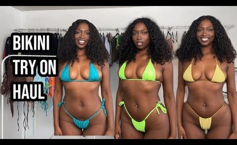 bikini try on haul