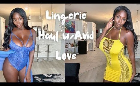 Avid Love Lingerie Try On Haul @ellietheempress