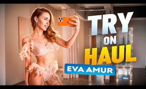 [4K] Transparent Lingerie Try On Haul | See-Through product | Very revealing Try On Haul