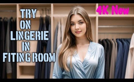 See-Through Lingerie Try on Haul | Transparent garment &{ No Bra Trend} [4K]