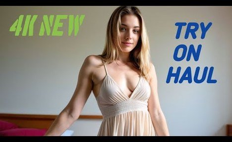 4K See Through  microkini Try On Haul | Transparent Dresses vlog