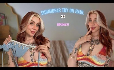 4K  thong bikini Try On Haul | Multiple Outfits | Caitlin’s Corner