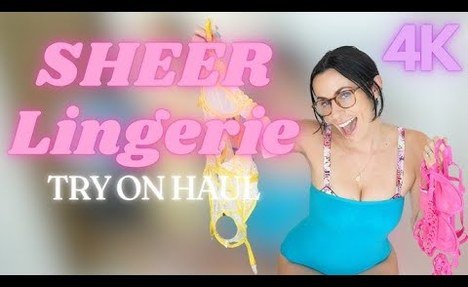 See-Through Try On Haul | Try-On Haul At The Mall 2024 | Micro  swimsuit Try on haul