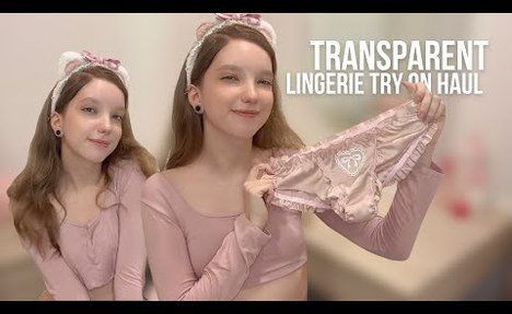 4K TRANSPARENT LINGERIE TRY-ON HAUL