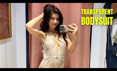 See-Through Try On Haul | Transparent Lingerie and product | Try-On Haul At The Mall