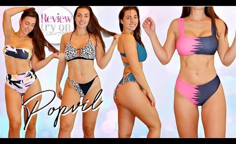 POPVIL  swimwear TRY ON HAUL