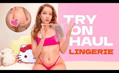 Lingerie Try on Haul [4K]