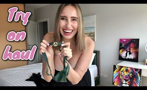 [4k] Transparent Try - on Haul with Jade | See Through - haul  2024 - Pink dress | Try On ella rose