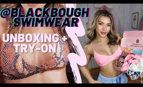 Trans slut Unboxing & Try-on: BLACKBOUGH SWIM