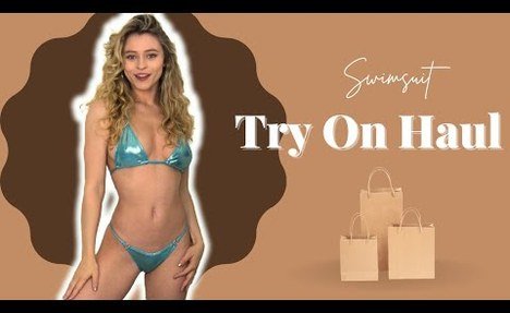 swimsuit Try On Haul 1! Brand: Tiny Triangles