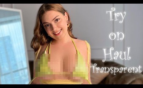 [4K]  microkini & Sheer Dress | TRANSPARENT Try-On Haul | See-Through & Close-Up Looks with Iva Berg