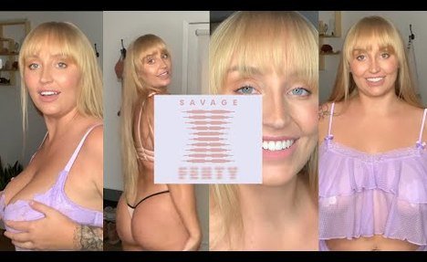 SAVAGE X FENTY & HUSTLER HOLLYWOOD Lingerie Try-On Haul!!