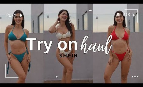 SHEIN try on // BIKINIS